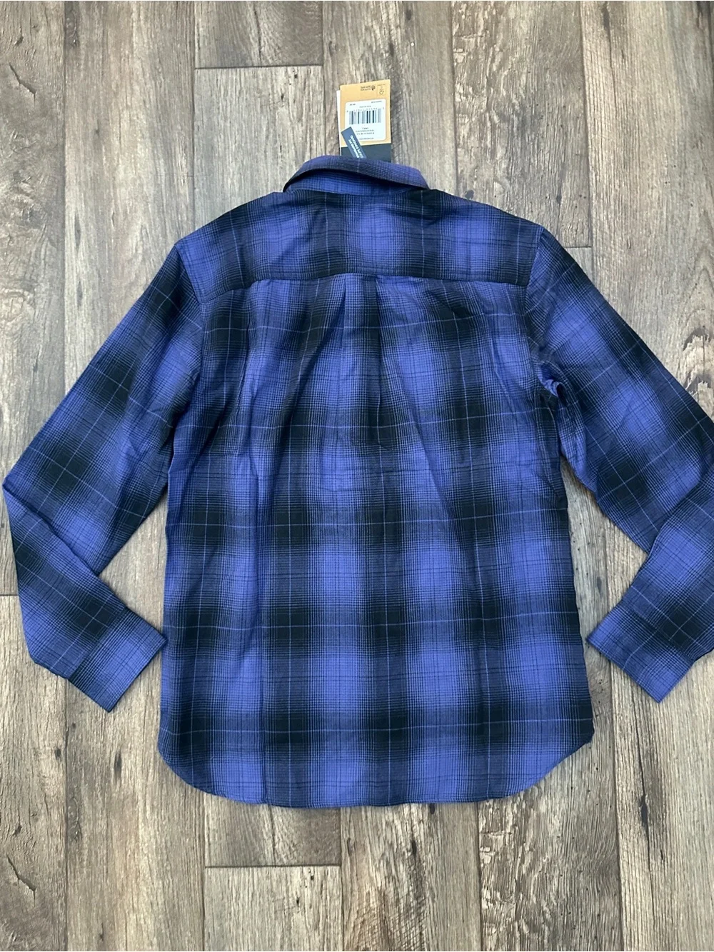 The North Face Organic Flannel Shirt Men’s Size S Purple